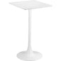 Valleta Bar Table White - LOOMLAN - Zuo Modern - Bar Tables