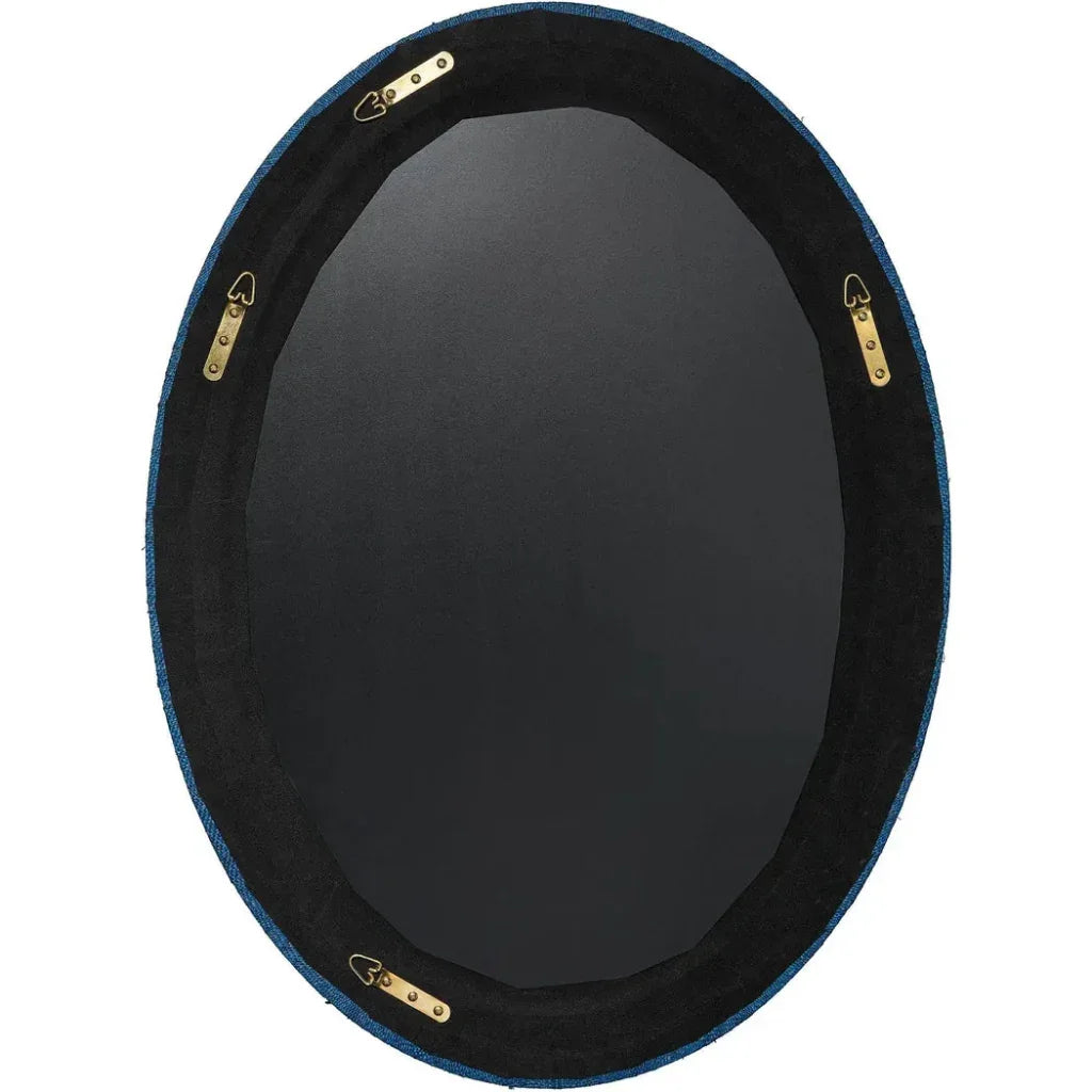 Valley Raffia Oval Wall Mirror - LOOMLAN - Jamie Young - Wall Mirrors