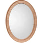 Valley Raffia Oval Wall Mirror - LOOMLAN - Jamie Young - Wall Mirrors