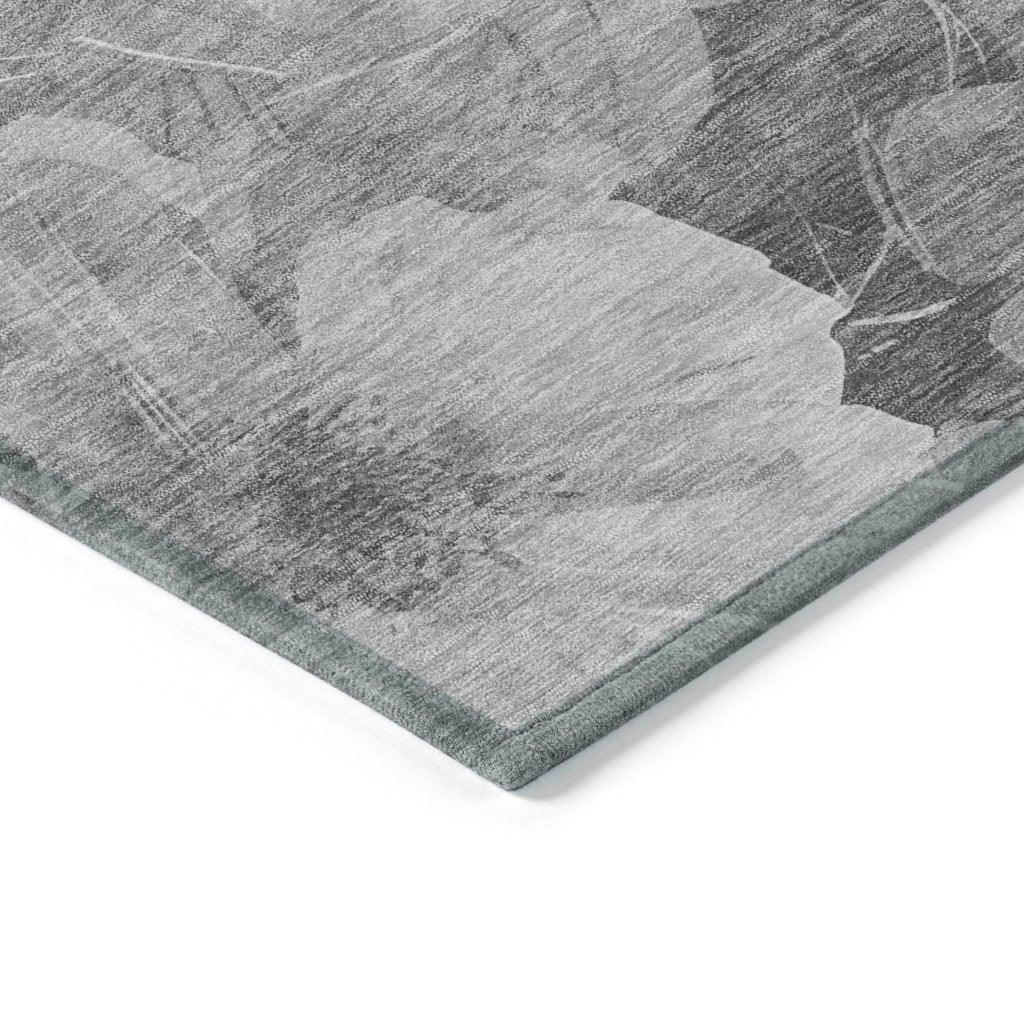 Valmera Gray Washable Indoor - Outdoor Rug - LOOMLAN - LOOMLAN Rugs - Outdoor Rugs