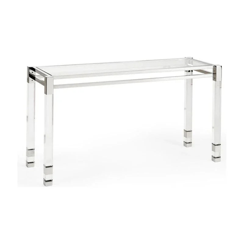 Vancouver Acrylic Made Clear Console Table - LOOMLAN - Chelsea House - Console Tables