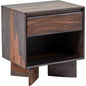 Bardell Coffee Brown Wood Nightstand - LOOMLAN - LOOMLAN - Nightstands