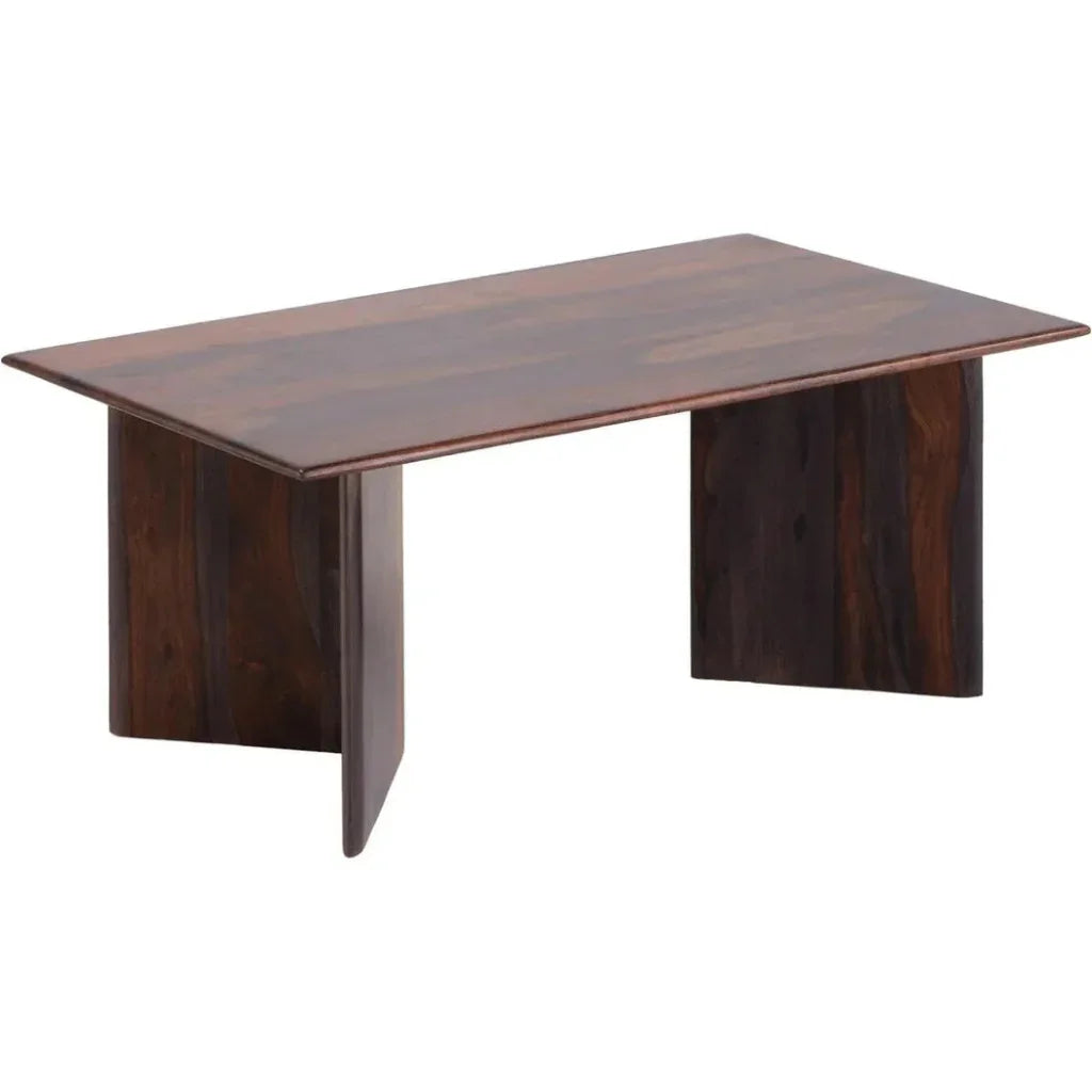 Bardell Coffee Wood Rectangular Coffee Table - LOOMLAN - Coffee Tables