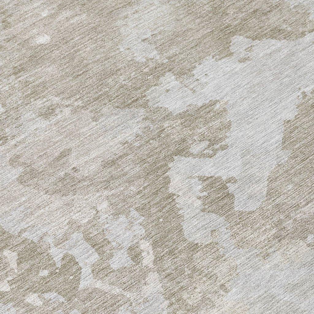 Vantar Brown Washable Indoor - Outdoor Rug - LOOMLAN - LOOMLAN Rugs - Outdoor Rugs