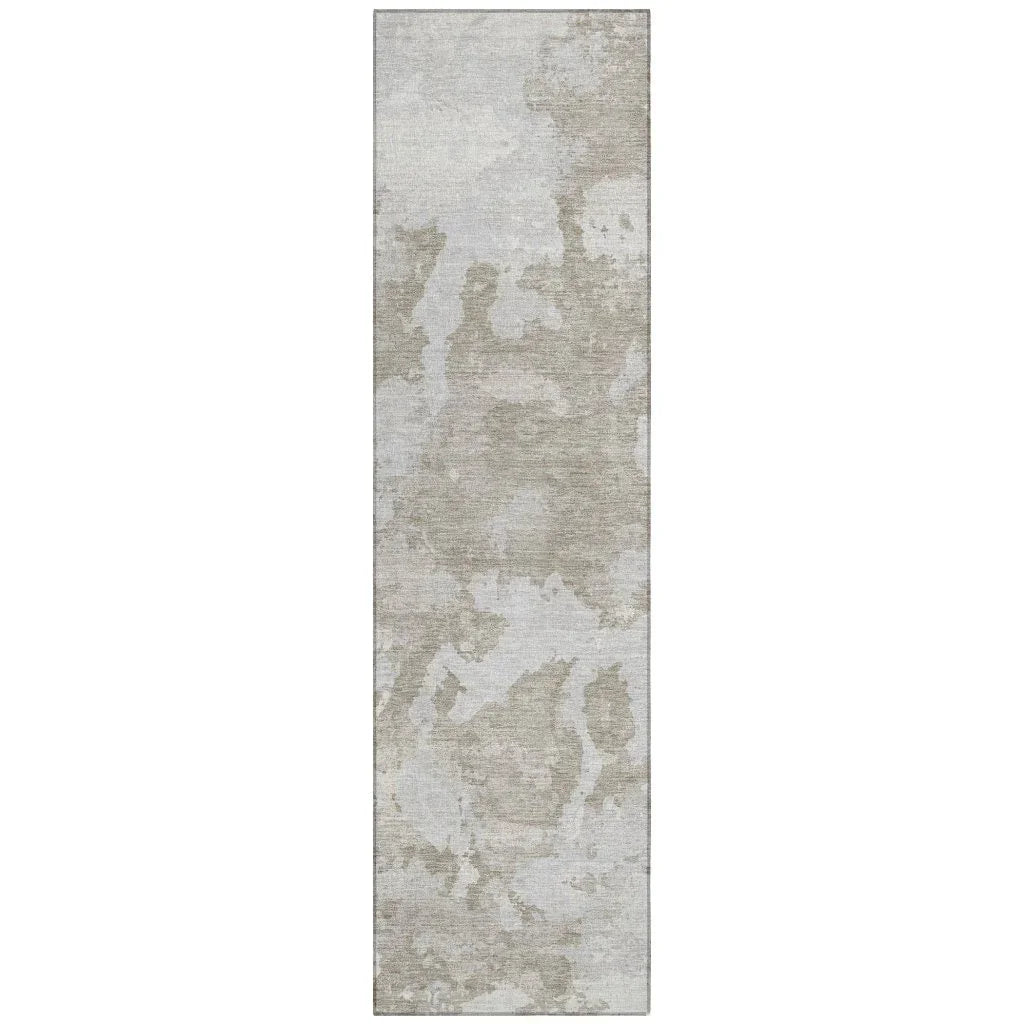 Vantar Brown Washable Indoor - Outdoor Rug - LOOMLAN - LOOMLAN Rugs - Outdoor Rugs