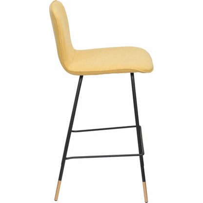 Var Counter Chair Yellow - LOOMLAN - Zuo Modern - Counter Stools