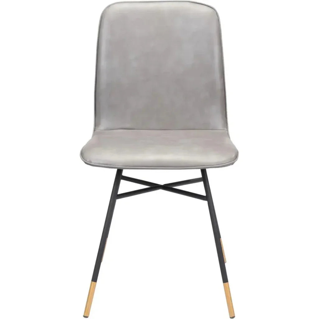 Var Performance Fabric Armless Dining Chair 2PC - LOOMLAN - Zuo Modern - Dining Chairs