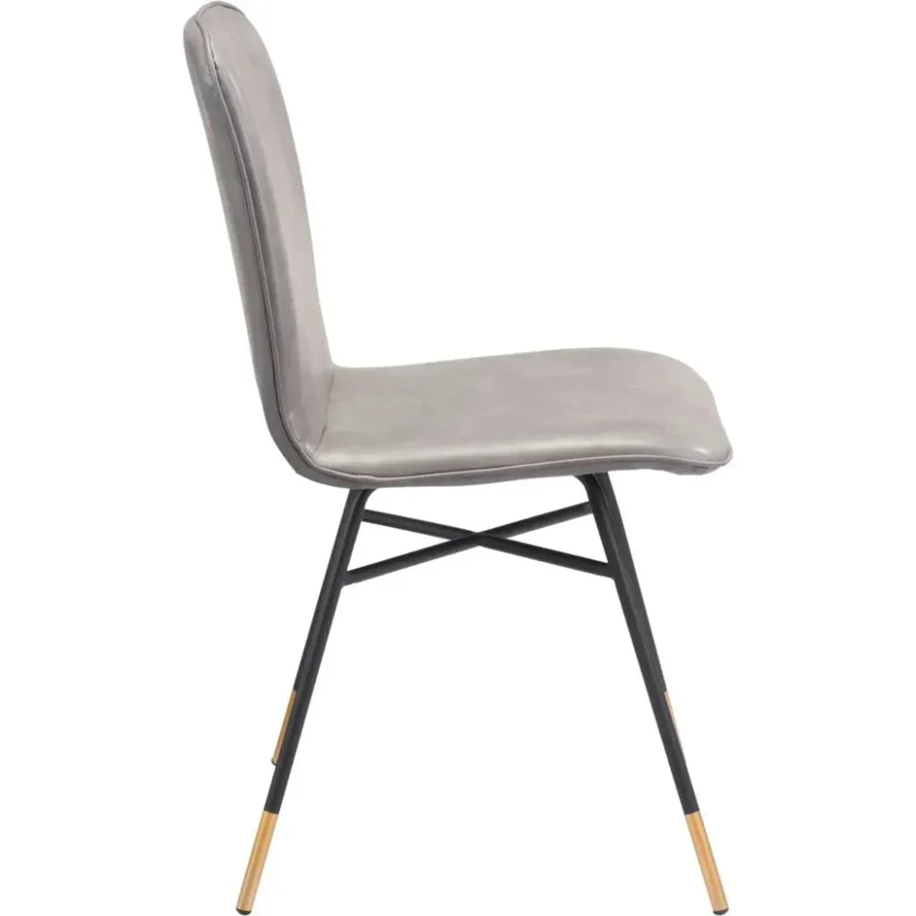 Var Performance Fabric Armless Dining Chair 2PC - LOOMLAN - Zuo Modern - Dining Chairs