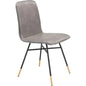 Var Performance Fabric Armless Dining Chair 2PC - LOOMLAN - Zuo Modern - Dining Chairs