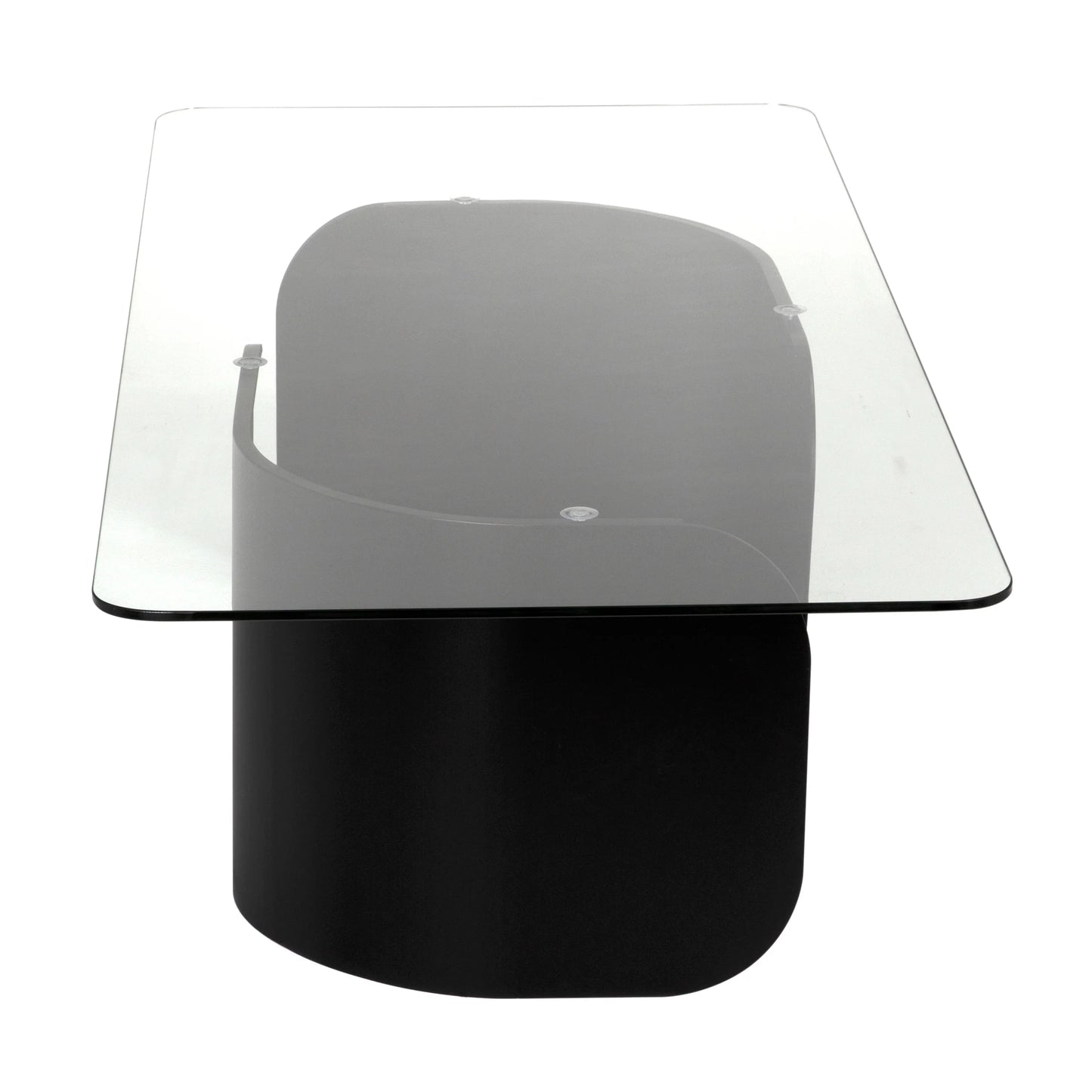 Varicka Glass Top Rectangular Coffee Table