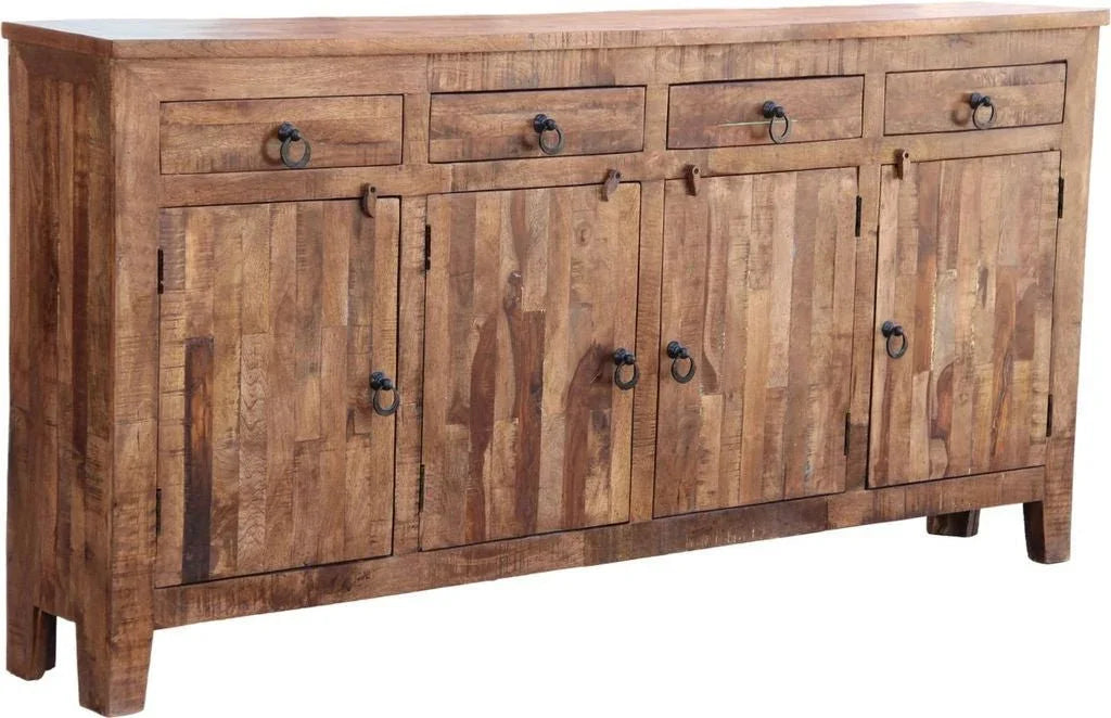 80 in Reclaimed Wood Sideboard with Drawers - LOOMLAN - LOOMLAN - Sideboards