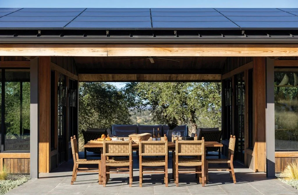 Vaterra Pecan Matte Patio Dining Side Chair (Set Of 2)-Outdoor Dining Chairs-Seasonal Living-LOOMLAN