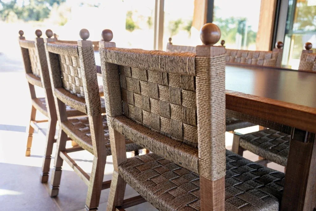 Vaterra Pecan Matte Patio Dining Side Chair (Set Of 2)-Outdoor Dining Chairs-Seasonal Living-LOOMLAN