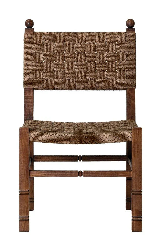 Vaterra Pecan Matte Patio Dining Side Chair (Set Of 2)-Outdoor Dining Chairs-Seasonal Living-LOOMLAN