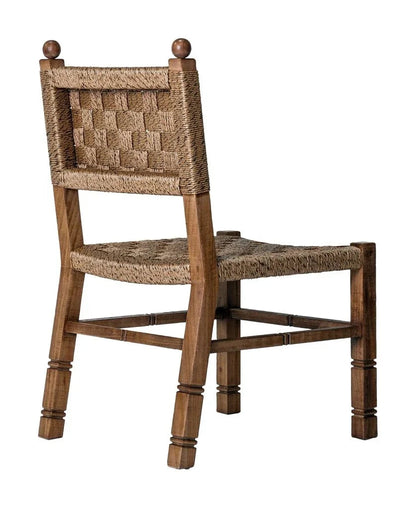 Vaterra Pecan Matte Patio Dining Side Chair (Set Of 2)-Outdoor Dining Chairs-Seasonal Living-LOOMLAN