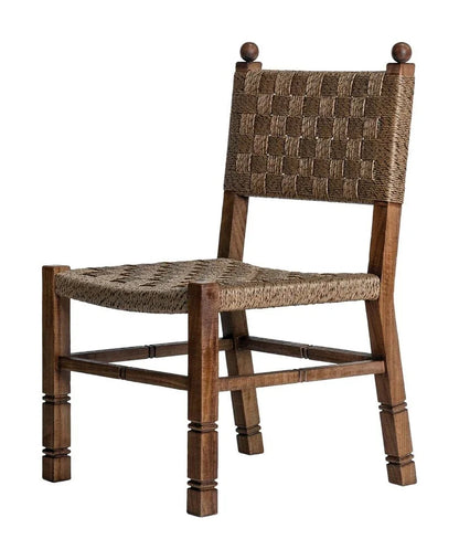 Vaterra Pecan Matte Patio Dining Side Chair (Set Of 2)-Outdoor Dining Chairs-Seasonal Living-LOOMLAN