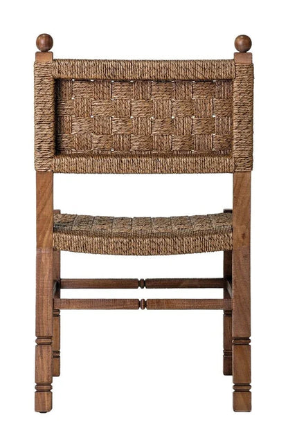 Vaterra Pecan Matte Patio Dining Side Chair (Set Of 2)-Outdoor Dining Chairs-Seasonal Living-LOOMLAN