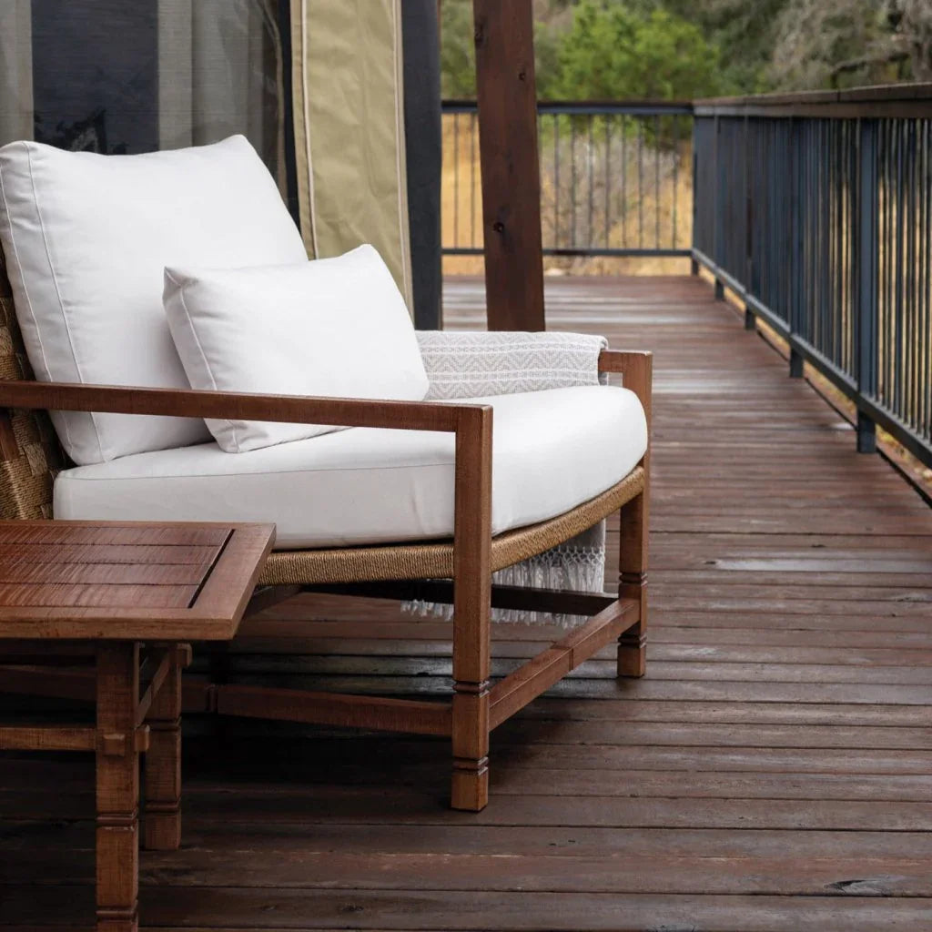 Vaterra Premium Teak Patio Lounge Chair-Outdoor Lounge Chairs-Seasonal Living-LOOMLAN