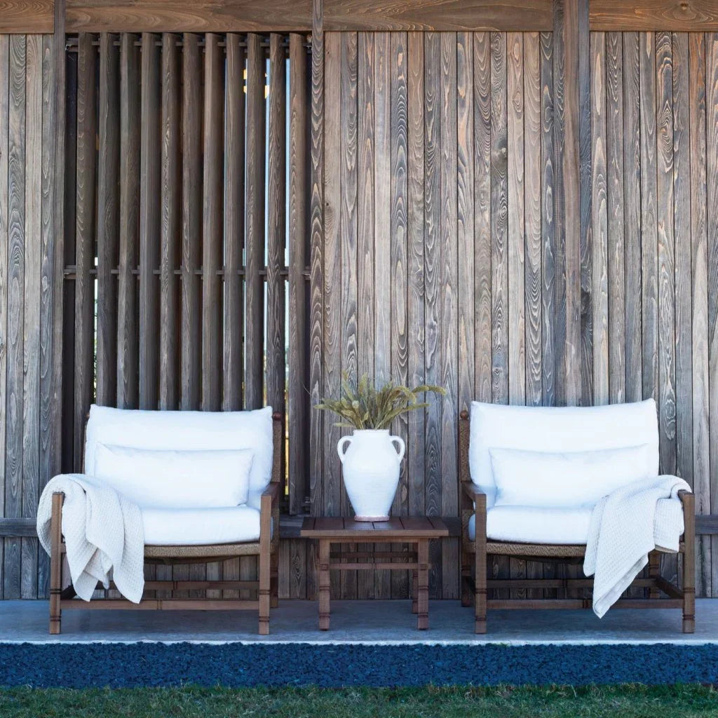 Vaterra Premium Teak Patio Lounge Chair-Outdoor Lounge Chairs-Seasonal Living-LOOMLAN