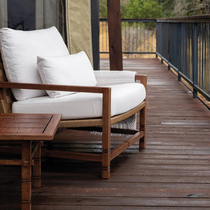 Vaterra Premium Teak Patio Side Table - LOOMLAN - Seasonal Living - Outdoor Side Tables