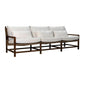 Vaterra Teak And Rattan Patio 3 - Seat Sofa - LOOMLAN - Seasonal Living - Outdoor Sofas & Loveseats