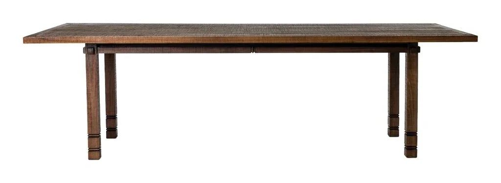 Vaterra Teak And Rattan Patio Dining Table-Outdoor Dining Tables-Seasonal Living-LOOMLAN