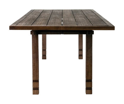 Vaterra Teak And Rattan Patio Dining Table-Outdoor Dining Tables-Seasonal Living-LOOMLAN