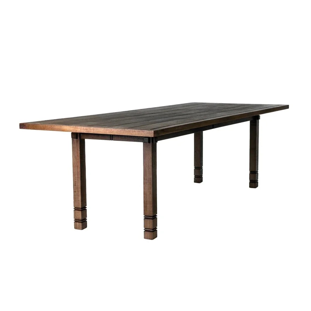 Vaterra Teak And Rattan Patio Dining Table-Outdoor Dining Tables-Seasonal Living-LOOMLAN