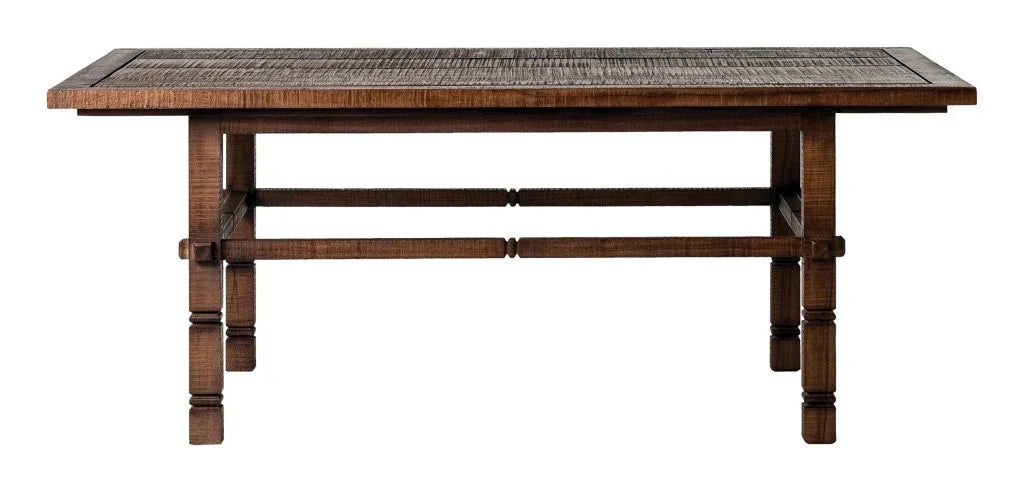 Vaterra Weathered Pecan Finish Patio Coffee Table-Outdoor Coffee Tables-Seasonal Living-LOOMLAN