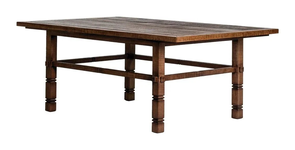 Vaterra Weathered Pecan Finish Patio Coffee Table-Outdoor Coffee Tables-Seasonal Living-LOOMLAN