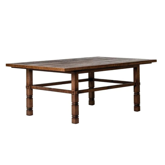Vaterra Weathered Pecan Finish Patio Coffee Table-Outdoor Coffee Tables-Seasonal Living-LOOMLAN