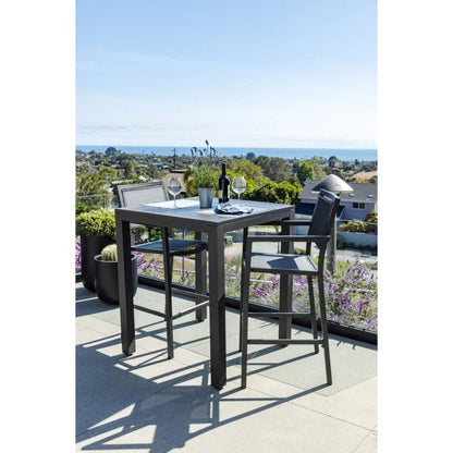 Vegas Aluminum Made Outdoor Pub Table-Outdoor Counter Tables-Sunset West-LOOMLAN