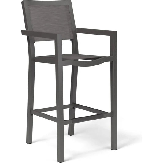 Vegas Aluminum Made Sling Outdoor Barstool-Outdoor Bar Stools-Sunset West-LOOMLAN