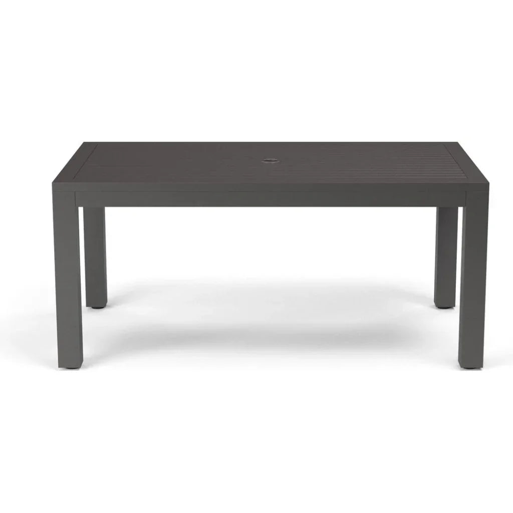 Vegas Aluminum Outdoor Dining Table-Outdoor Dining Tables-Sunset West-LOOMLAN