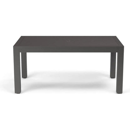 Vegas Aluminum Outdoor Dining Table-Outdoor Dining Tables-Sunset West-LOOMLAN