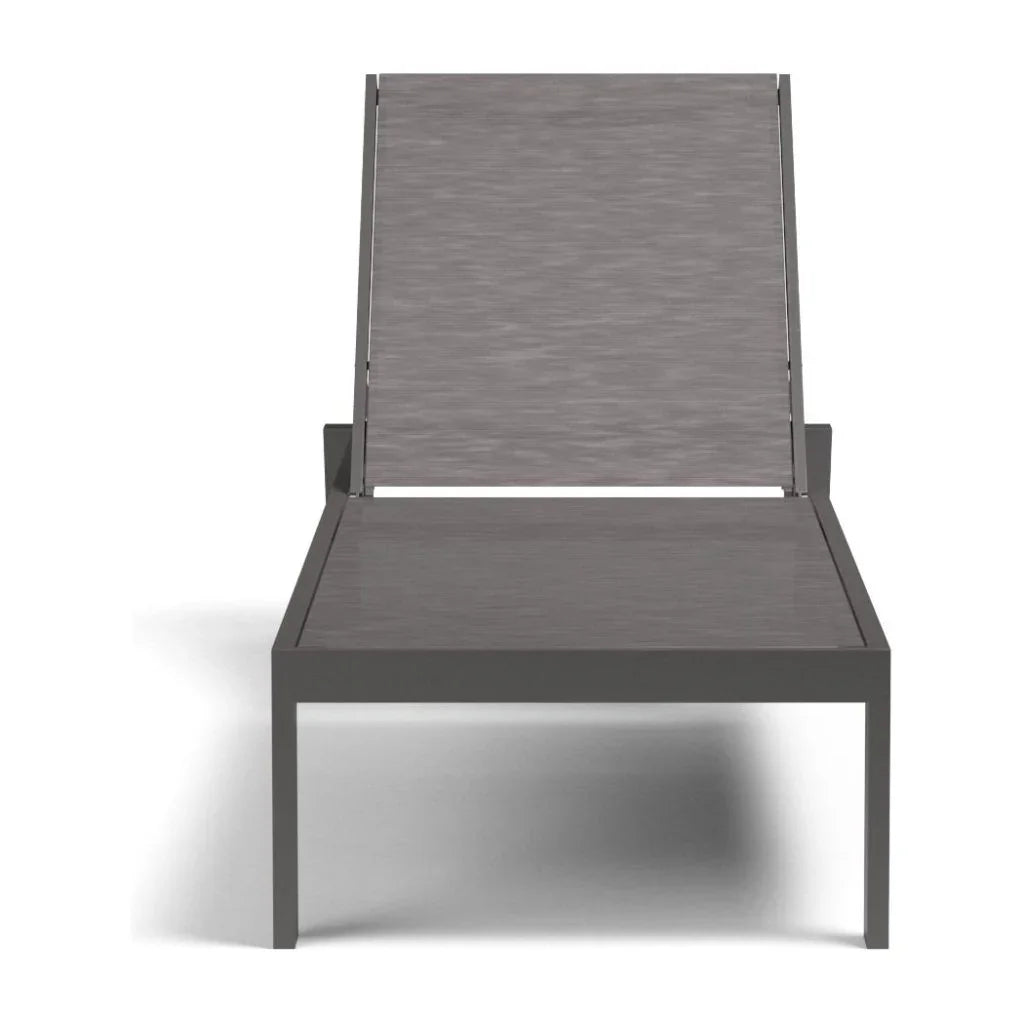 Vegas Aluminum Stackable Patio Chaise Lounge-Outdoor Chaises-Sunset West-LOOMLAN