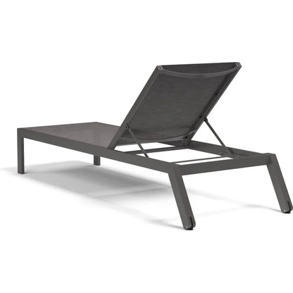 Vegas Aluminum Stackable Patio Chaise Lounge-Outdoor Chaises-Sunset West-LOOMLAN