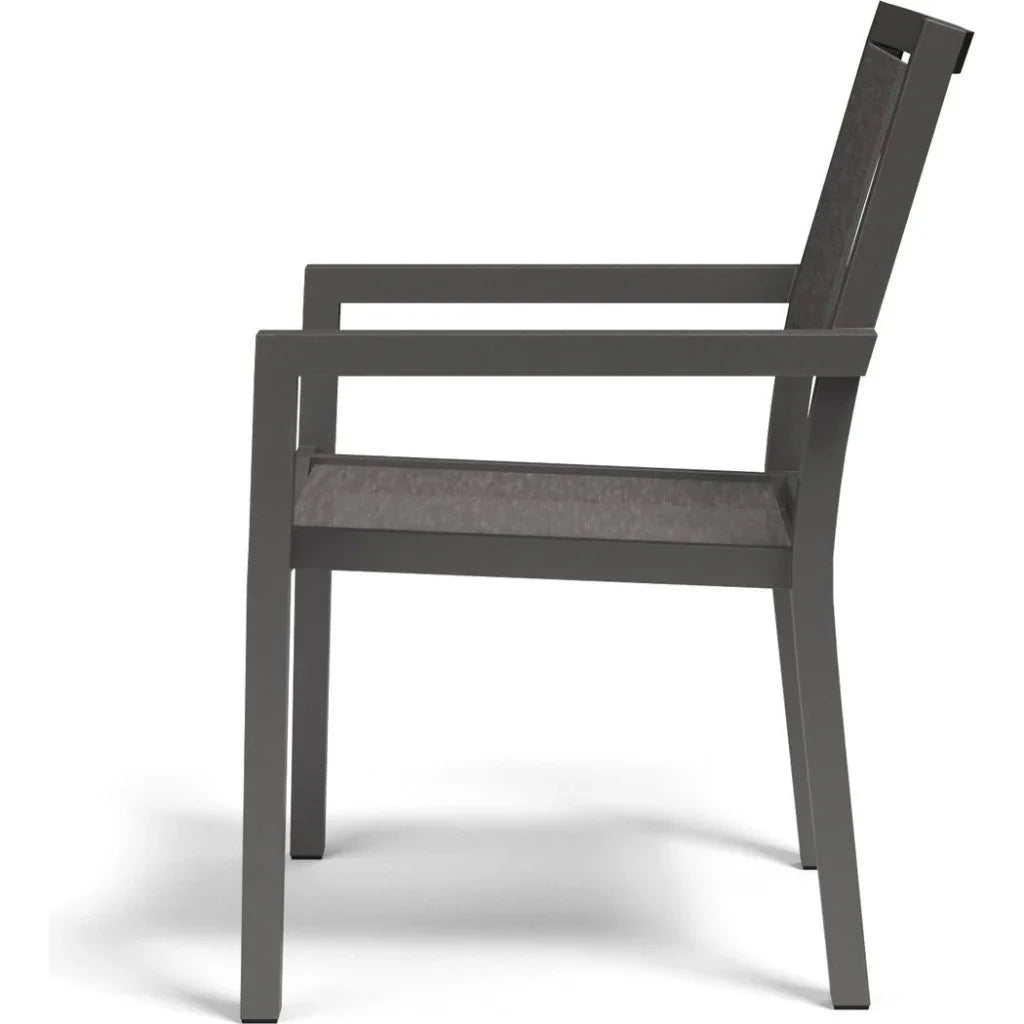 Vegas Stackable Sling Dining Chair 2PC-Outdoor Dining Chairs-Sunset West-LOOMLAN