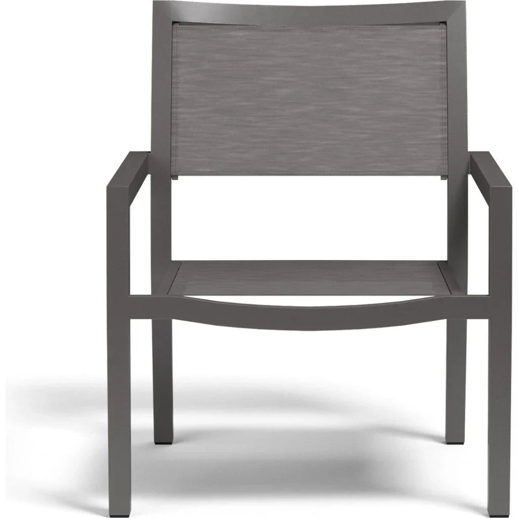 Vegas Stackable Sling Outdoor Club Chair-Outdoor Accent Chairs-Sunset West-LOOMLAN