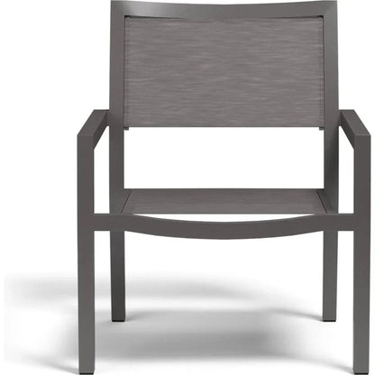 Vegas Stackable Sling Outdoor Club Chair-Outdoor Accent Chairs-Sunset West-LOOMLAN