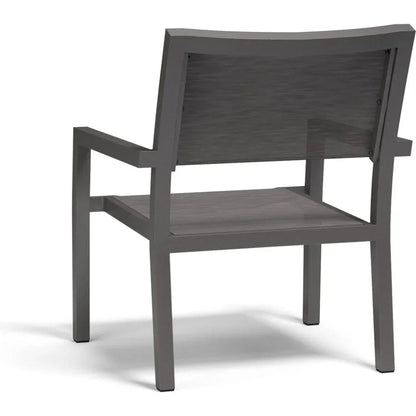 Vegas Stackable Sling Outdoor Club Chair-Outdoor Accent Chairs-Sunset West-LOOMLAN