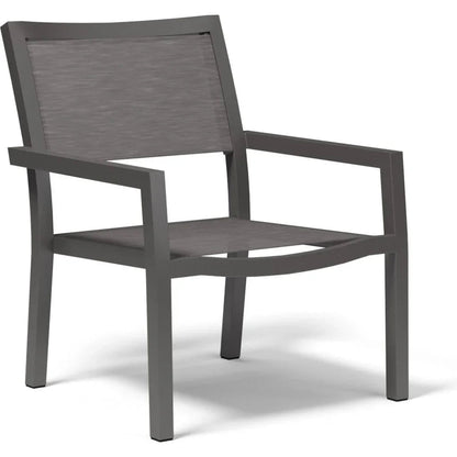 Vegas Stackable Sling Outdoor Club Chair-Outdoor Accent Chairs-Sunset West-LOOMLAN