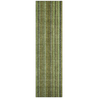 Velatrix Green Washable Indoor - Outdoor Rug - LOOMLAN - LOOMLAN Rugs - Outdoor Rugs