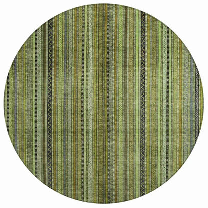 Velatrix Green Washable Indoor - Outdoor Rug - LOOMLAN - LOOMLAN Rugs - Outdoor Rugs