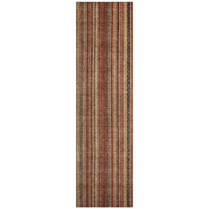 Velatrix Orange Washable Indoor - Outdoor Rug - LOOMLAN - LOOMLAN Rugs - Outdoor Rugs