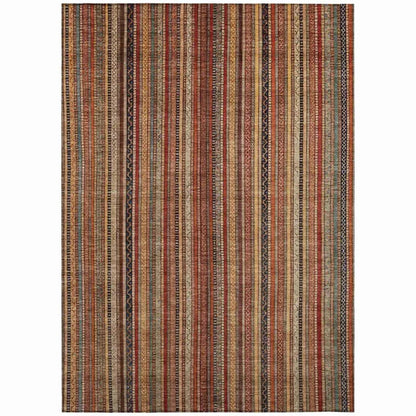 Velatrix Orange Washable Indoor - Outdoor Rug - LOOMLAN - LOOMLAN Rugs - Outdoor Rugs