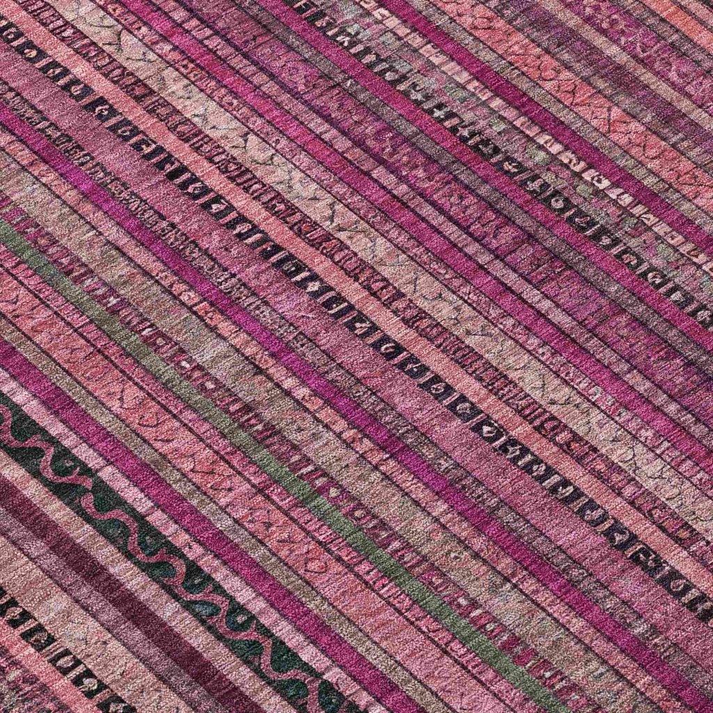 Velatrix Pink Washable Indoor - Outdoor Rug - LOOMLAN - LOOMLAN Rugs - Outdoor Rugs