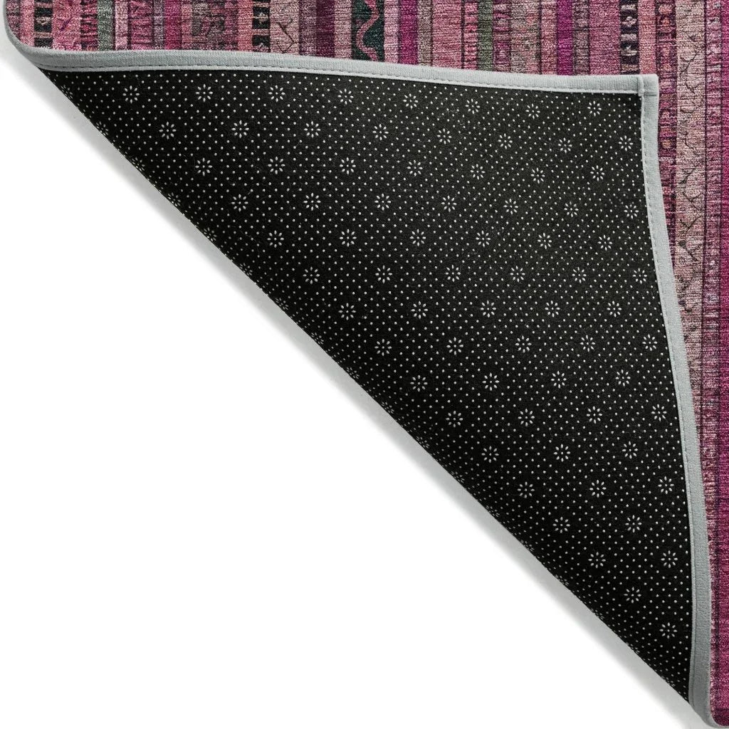 Velatrix Pink Washable Indoor - Outdoor Rug - LOOMLAN - LOOMLAN Rugs - Outdoor Rugs