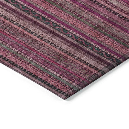 Velatrix Pink Washable Indoor - Outdoor Rug - LOOMLAN - LOOMLAN Rugs - Outdoor Rugs