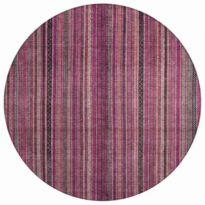 Velatrix Pink Washable Indoor - Outdoor Rug - LOOMLAN - LOOMLAN Rugs - Outdoor Rugs